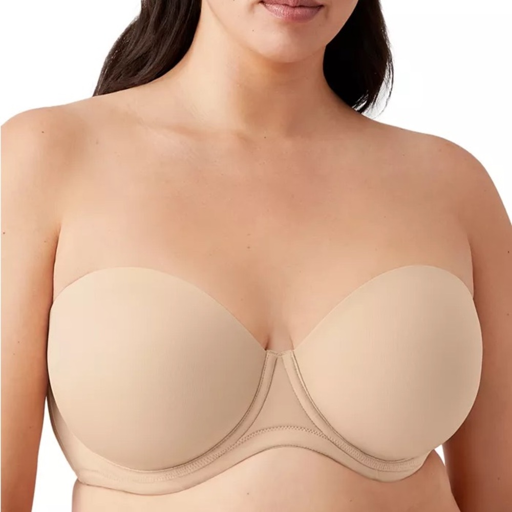 Wacoal Red Carpet Full Figure Underwire Strapless Bra 854119, Up To I Cup